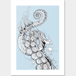 Cephalopodic Swipe Posters and Art